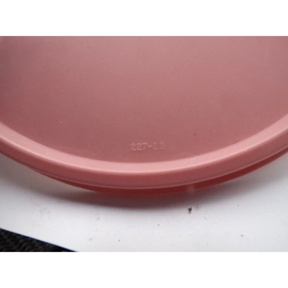 Tupperware 227-23 Vintage Round Replacement Lid Seal 7 Inch Dusty Rose Pink
